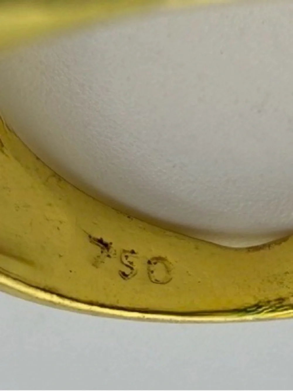 Gold Plated .750 Sterling Silver Base Lion Signet Ring Size 12-3/4 Unisex